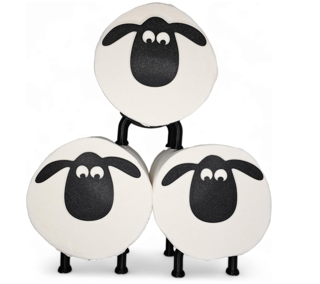 Funny Sheep Generic Toilet Paper Roll Holder - Fun Bathroom Decor