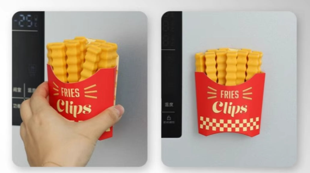 Food Bag Sealing Clips with Magnetic Holder