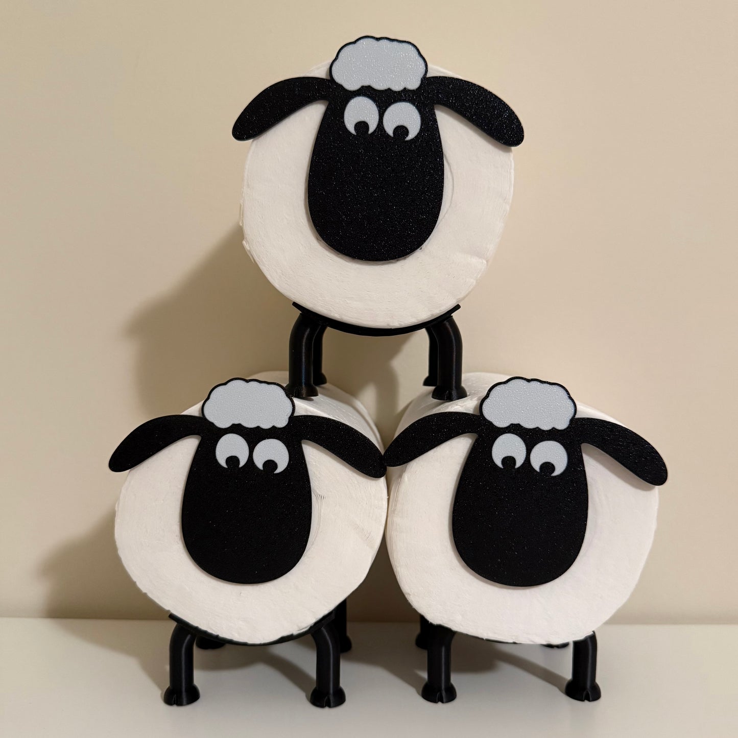 Funny Sheep Generic Toilet Paper Roll Holder - Fun Bathroom Decor