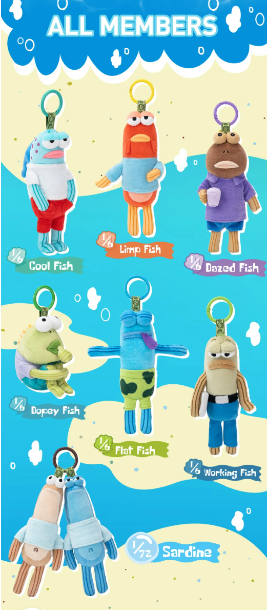 Bikini Bottom Buddies - Whimsical Plush Blind Box