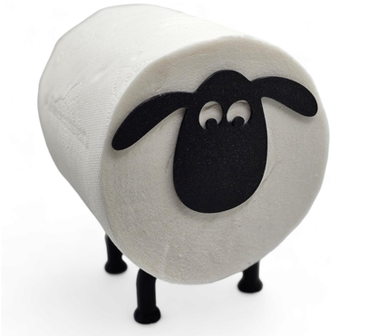 Funny Sheep Generic Toilet Paper Roll Holder - Fun Bathroom Decor