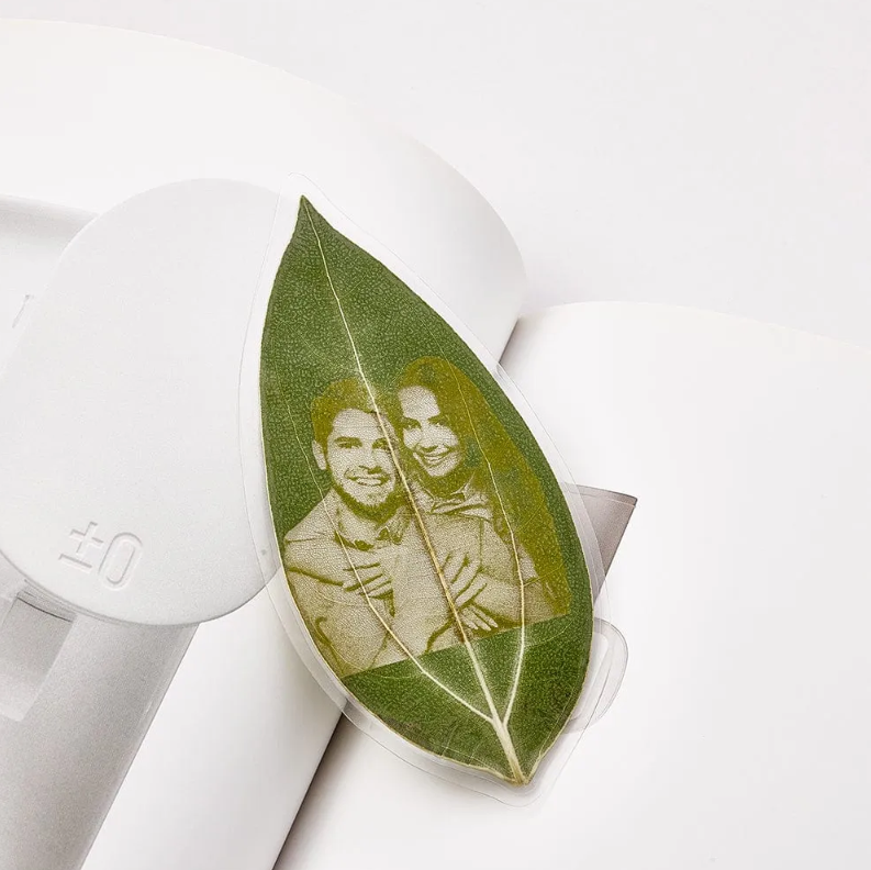 Personalized Photo Leaf Bookmark – A Unique Keepsake