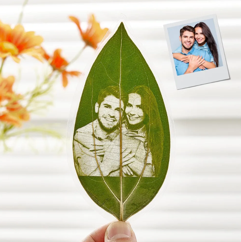 Personalized Photo Leaf Bookmark – A Unique Keepsake