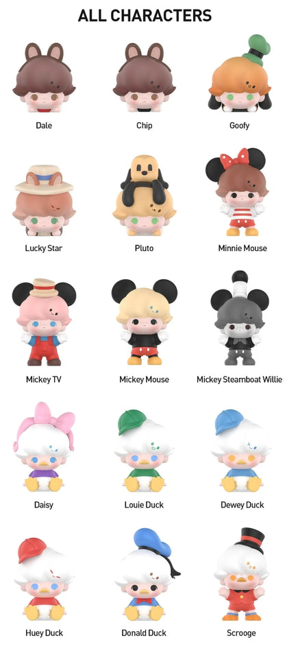 POP BEAN DIMOO WORLD × DISNEY Classic Series (3Pcs Per Pack)